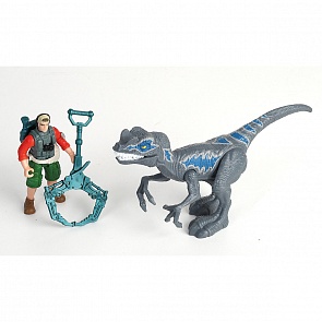 Игровой набор: Мегалозавр и охотник со снаряжением (Chap Mei, 542015-2)